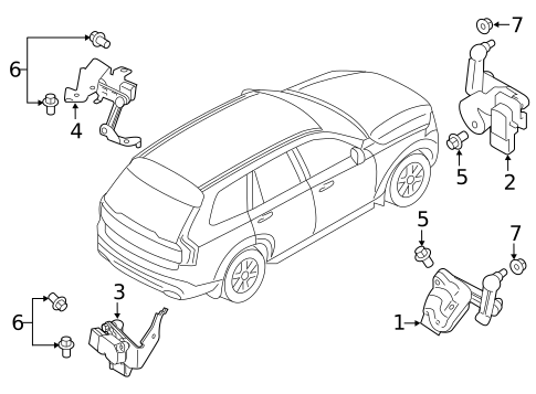 Electrical Components for 2020 Volvo V60 Cross Country #1