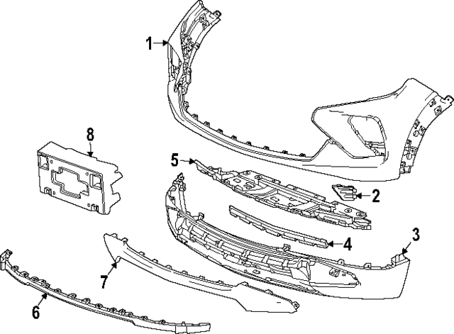 42770735 - Body: License Bracket for GM Image