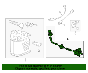 GM Genuine Parts 55573017 Valvola Di Spurgo Canister, Originale GM, Per Sistemi Di Controllo Emissioni
