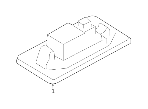 License Lamps for 2021 Subaru Legacy #0