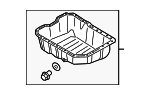 215102G500 - Engine: Oil Pan for Hyundai: Santa Fe, Santa Fe Sport, Sonata, Tucson Image