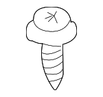 9016850057 - Body: Grille Screw for Lexus: IS300, RX300 Image