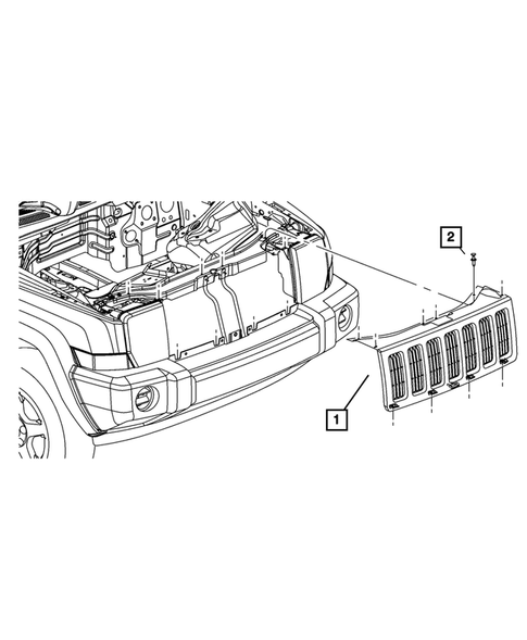 Grilles for 2008 Jeep Commander #0