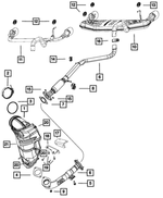 68184824AA - : PIPE-EXHAUST for Fiat: 500 Image