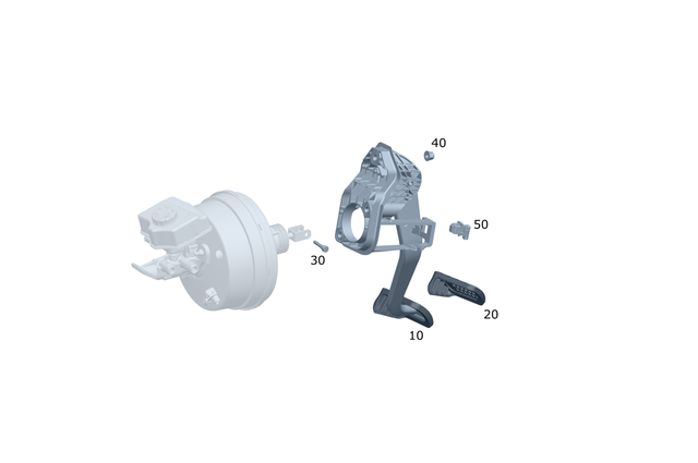 1672902000 - Pedal Assembly: Pedal Assembly for Mercedes-Benz: GLE350, GLE450, GLE450e, GLE53 AMG, GLE580, GLE63 AMG S, GLS450, GLS580, GLS63 AMG Image image