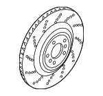 34212284103 - : Rotor Left for BMW: M5, M6, M6 Gran Coupe Image