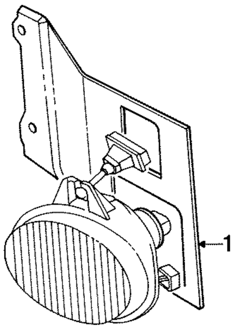 Fog Lamps for 1995 Saturn SC2 #0