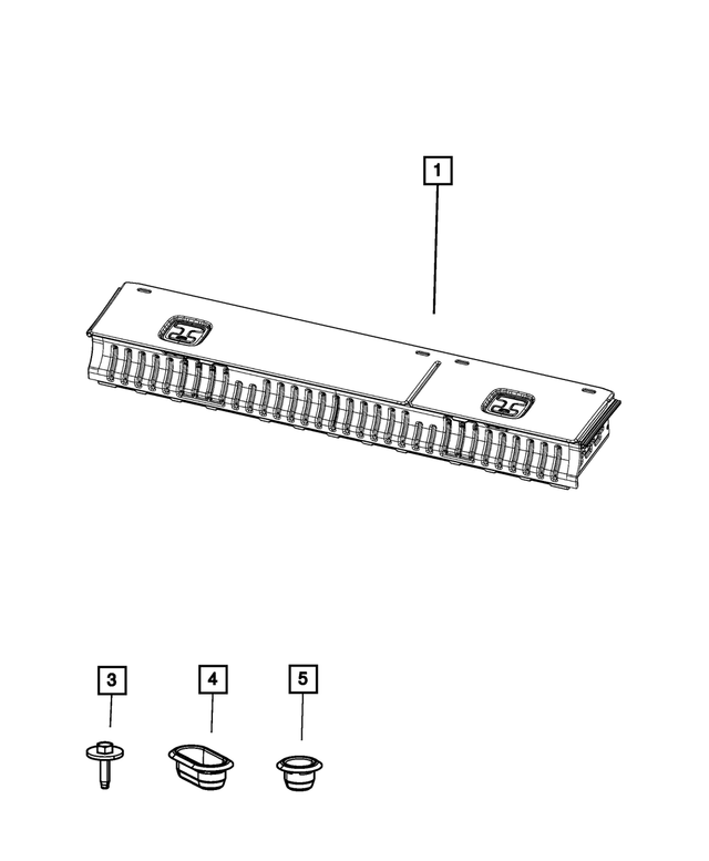5KC50DX9AE - Interior Trim: Storage Bin for Mopar Image image