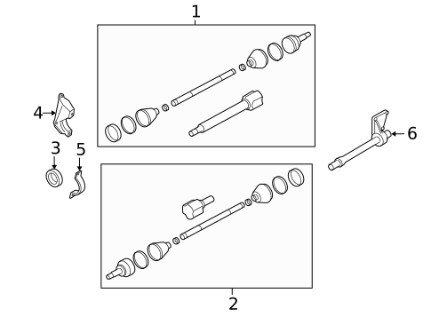 CV Components for 2010 Ford Focus #0