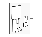 6EN01TX7AC - Body: Lower Center Pillar Trim for Jeep: Gladiator, Wrangler Image
