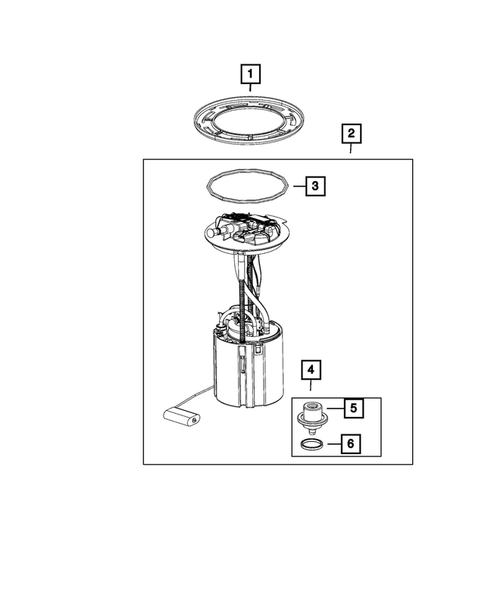 Fuel Pump and Sending Unit for 2022 Ram 1500 #0