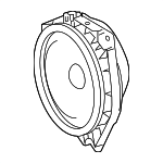 8616078040 - Body: Rear Dr Speaker for Toyota Image image