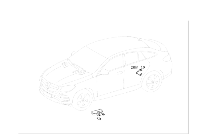 905003064 - Electrical Equipment and Instruments: Tire Pressure Sensor for Mercedes-Benz: AMG GT, AMG GT 43, AMG GT 53, AMG GT 63, AMG GT 63 S, AMG GT Black Series, AMG GT C, AMG GT R, AMG GT S, B Electric Drive, B250e, C250, C300, C350, C350e, C400, C43 AMG, C450 AMG, C63 AMG, C63 AMG S, CLA250, CLS400, CLS550, CLS63 AMG, CLS63 AMG S, E250, E350, E400, E550, E63 AMG, E63 AMG S, G55 AMG, G550, G550 4x4, G63 AMG, G65 AMG, GL350, GL450, GL550, GL63 AMG, GLA250, GLC300, GLC43 AMG, GLC63 AMG, GLC63 AMG S, GLE300d, GLE350, GLE400, GLE43 AMG, GLE450 AMG, GLE550e, GLE63 AMG, GLE63 AMG S, GLK250, GLK350, GLS350d, GLS450, GLS550, GLS63 AMG, Maybach S550, Maybach S560, Maybach S600, Maybach S650, ML250, ML350, ML400, ML550, ML63 AMG, S450, S550, S550e, S560, S600, S63 AMG, S65 AMG, SL400, SL450, SL550, SL63 AMG, SL65 AMG, SLC300, SLC43 AMG, SLK250, SLK300, SLK350, SLK55 AMG, SLS AMG Image