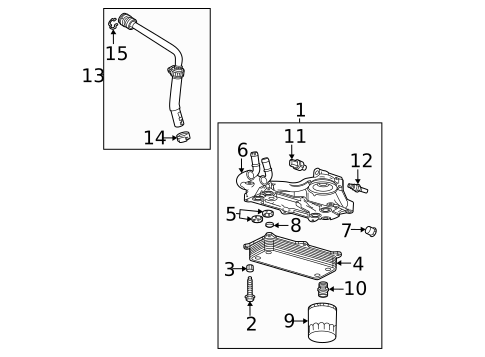 Oil Cooler for 2024 Chevrolet Tahoe #2