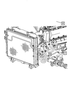 68164552AA - Steering: Power Steering Pressure Hose for Mopar Image