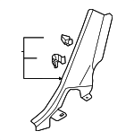 2GJ86776582V - Body: Lower Quarter Trim for Volkswagen: Taos Image