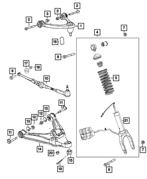 Rear Suspension and Cradle for 2017 Dodge Viper #1