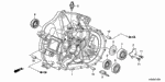 21000PPT405 - Transmission - Manual: CASE, CLUTCH for Honda Image