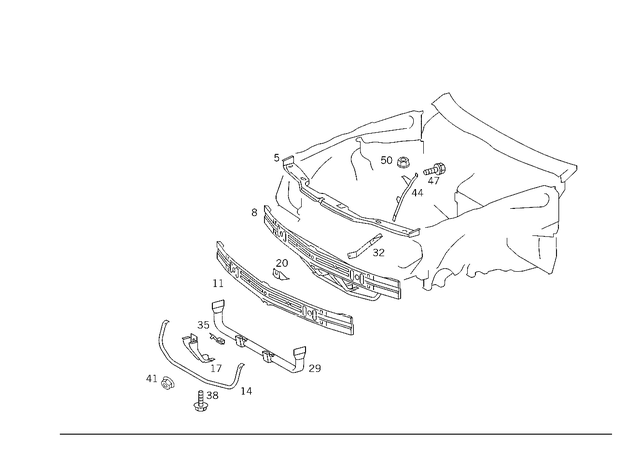 1246202316 - : Reinforcement for Mercedes-Benz Image
