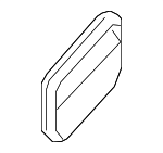 8W6819465C - Body: Vent for Audi Image