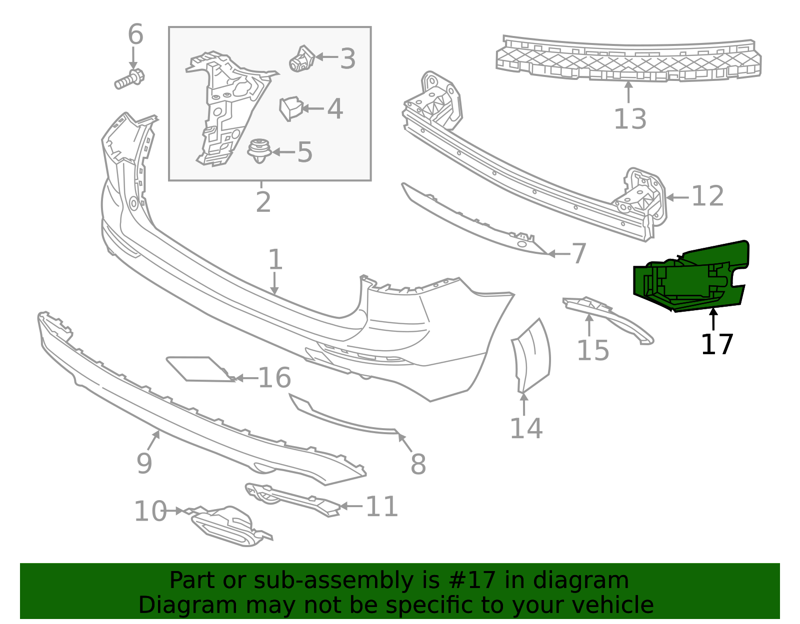 32227511 - High-Quality Bracket for 2020-2025 Volvo XC60 | AutoNation Parts