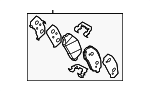 58101P2A01 - Brakes: Disc Brake Pad Set for Hyundai Image