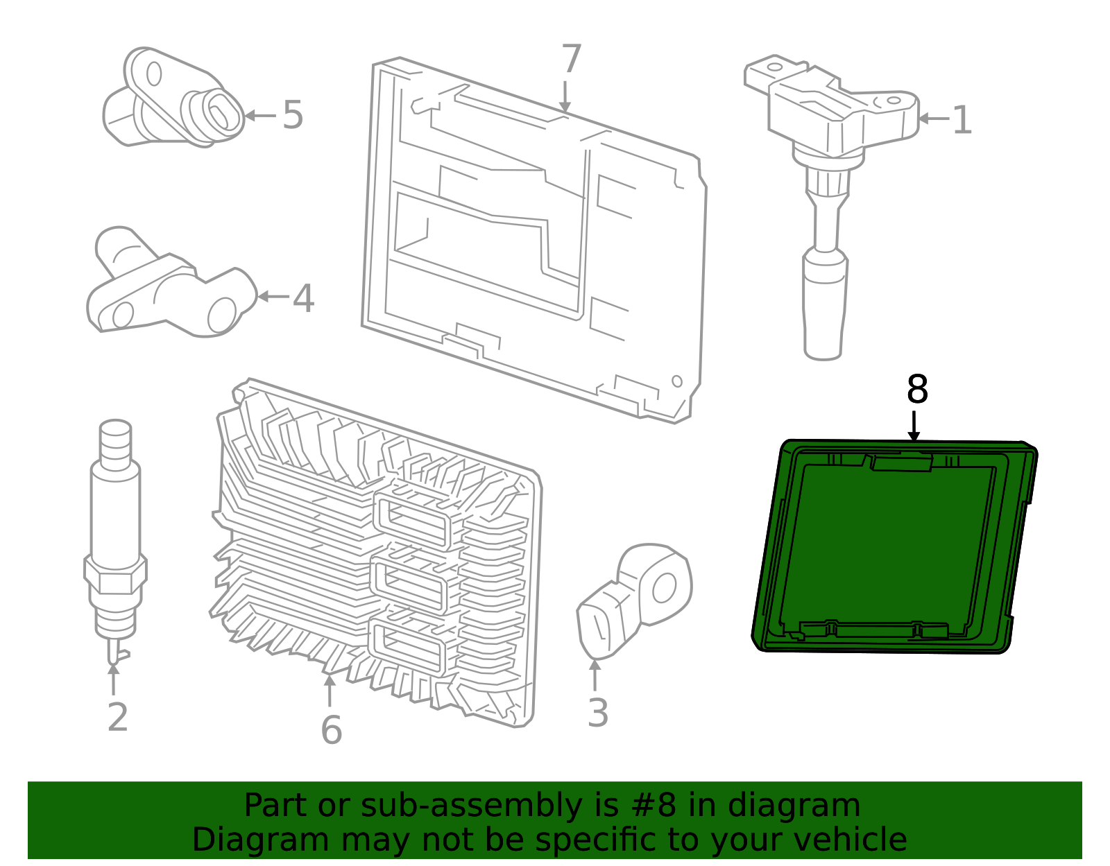 84142954 - High-Quality Engine Control Module Adapter for 2015-2019 ...