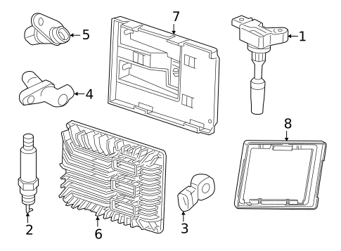 Ignition System for 2015 Cadillac ATS #1