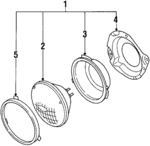 5821910140 - : Sealed Beam for Isuzu Image