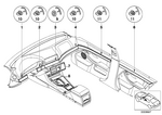 51458159743 - Vehicle Trim: Wooden Cover F Outer Left Dashboard for BMW Image