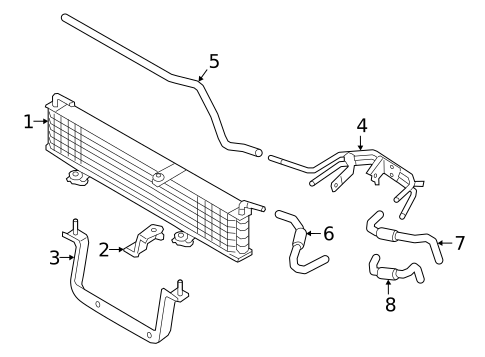 Trans Oil Cooler for 2021 Mitsubishi Outlander PHEV #0
