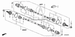 42317SZAA01 - Chassis: BAND, DRIVESHAFT BOOT for Acura Image