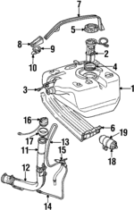 ESR2872 - : Fuel Cap for Land Rover: Discovery Image