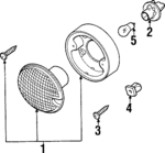 DA606059L - : Signal Lamp Screw for Land-Rover Image