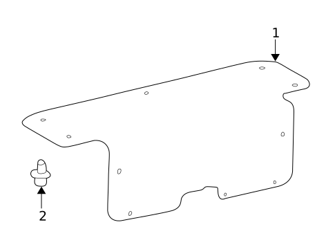 Interior Trim - Trunk for 2008 Toyota Corolla #0