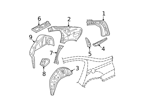Inner Structure for 2009 Volkswagen Passat #0