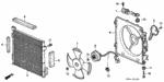 90078PR3000 - Body/Air Conditioning: SCREW, PAN (4X8) for Honda Image