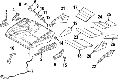 Seat Components for 2022 Porsche 718 Cayman #4