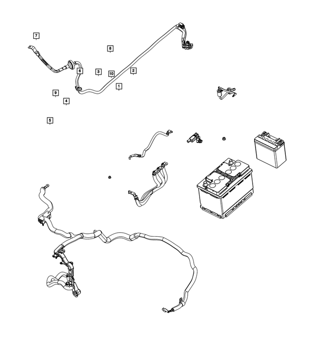 BPH6A001AA - Electrical: Storage Battery for Mopar Image image