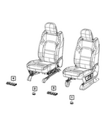 68543708AF - : Seat Memory Module, Drivers Seat for Mopar Image