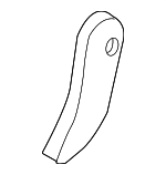 51237058117 - Body: Release Handle for BMW: 1 Series M, 128i, 135i, 135is, 325i, 325xi, 328i, 328i xDrive, 328xi, 330i, 330xi, 335d, 335i, 335i xDrive, 335is, 335xi, 640i, 640i Gran Coupe, 640i xDrive, 640i xDrive Gran Coupe, 650i, 650i Gran Coupe, 650i xDrive, 650i xDrive Gran Coupe, M3, M6, M6 Gran Coupe, X1 Image