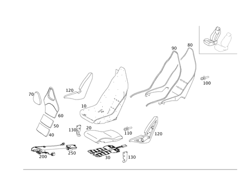 Right Seat for 2006 Mercedes-Benz SLR McLaren #0