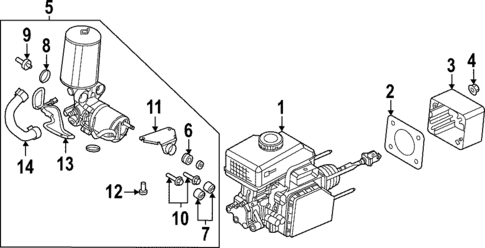Master Cylinder - Components On Dash Panel for 2022 Nissan Frontier #0
