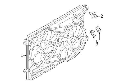 Cooling Fan for 2017 Ford Fusion #0