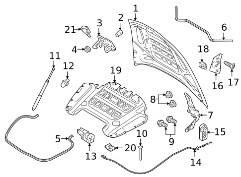Anti-Theft Components for 2020 Porsche Panamera #3