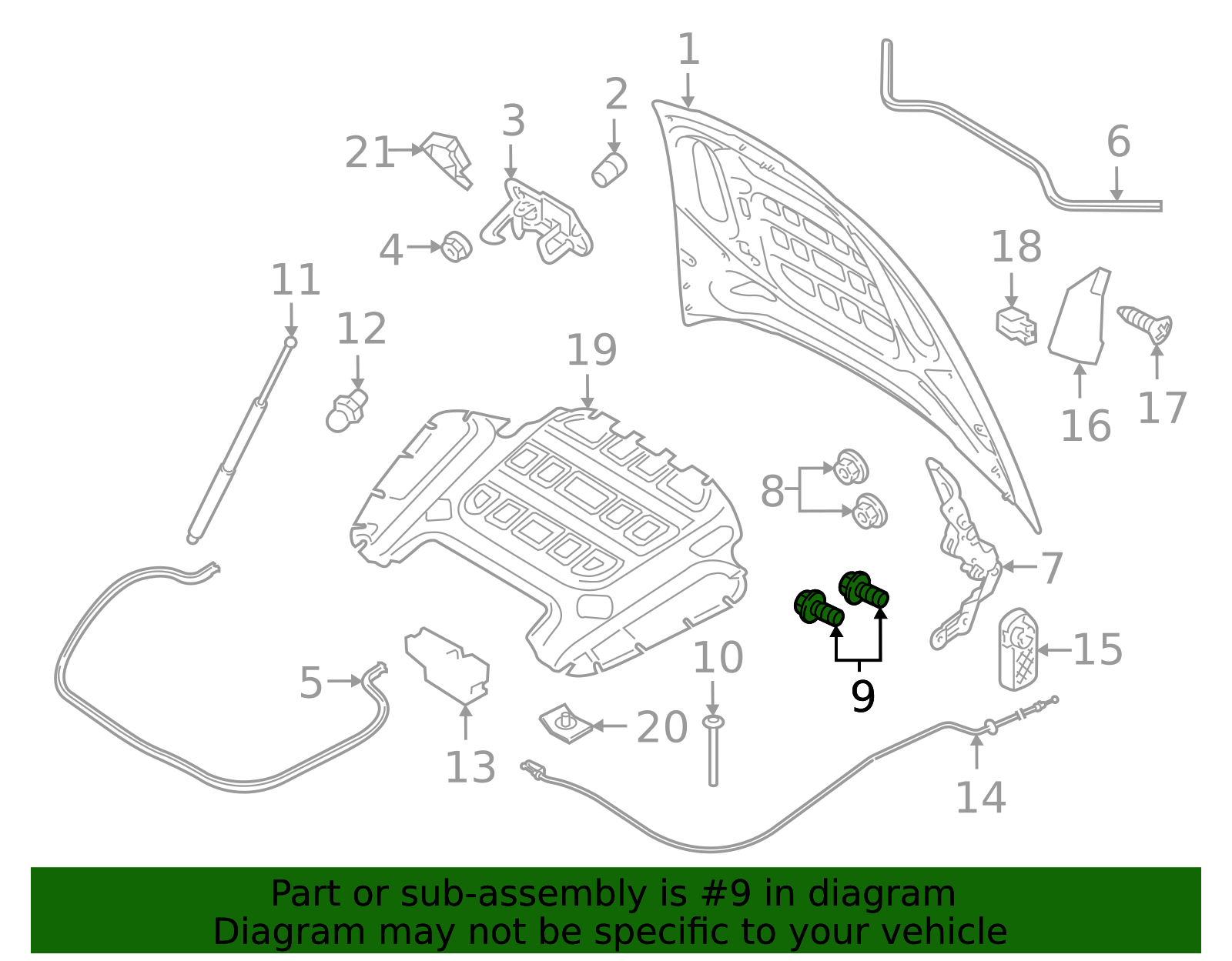 Hinge Bolt - Porsche (N-912-056-01)