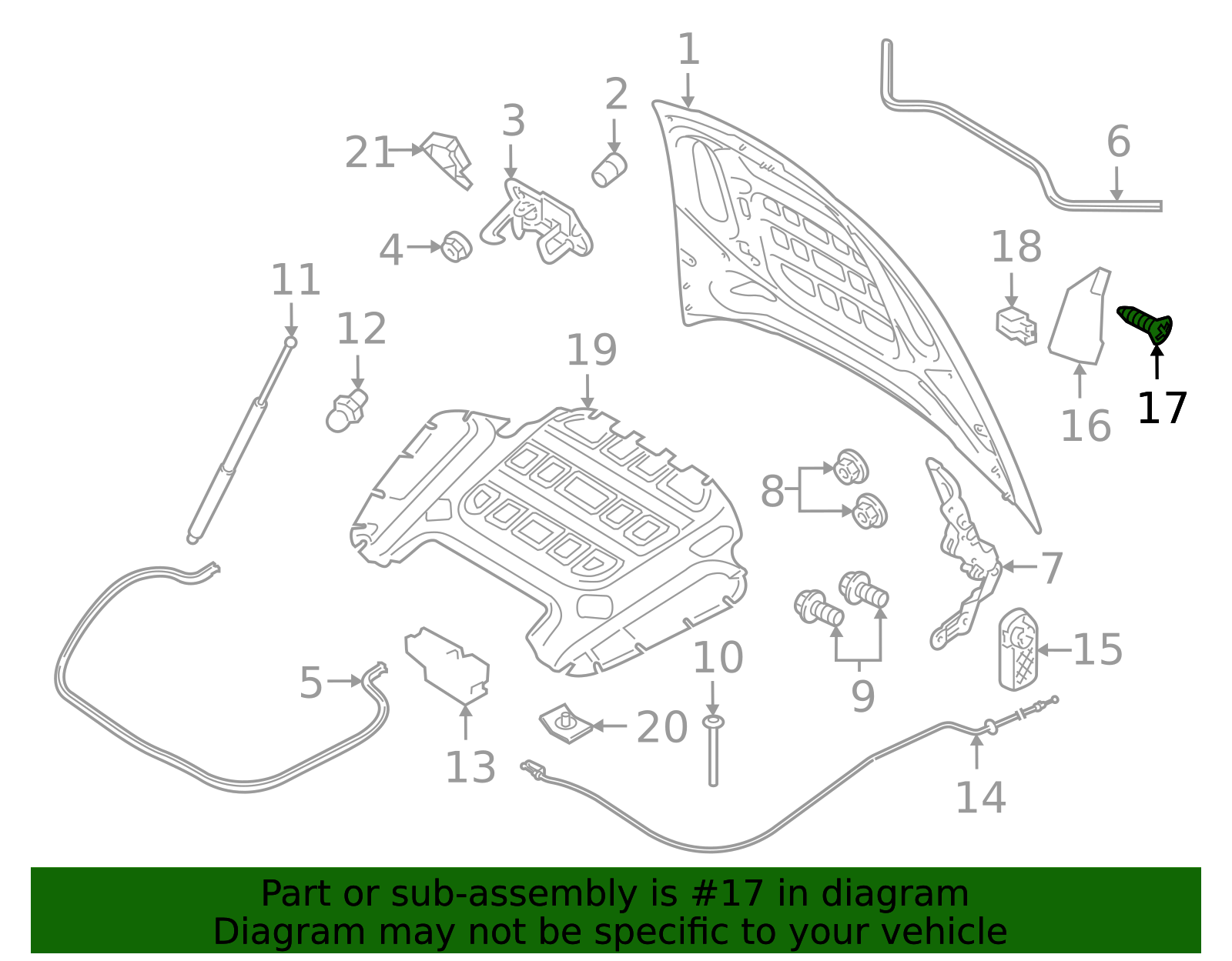 Bracket Screw - Porsche (N-106-795-01)