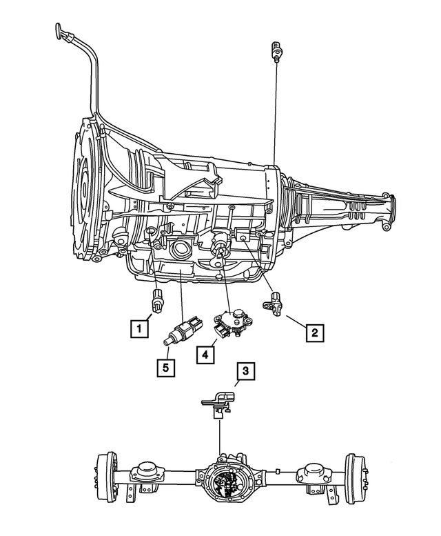 68020004AA - Electrical: Transmission Oil Temp Sensor for Mopar Image