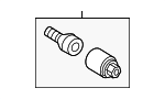 8R0698139801 - Tire &amp; Wheel: Wheel Lug Bolt for Audi Image