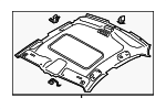 8W6867505P1OK - Body: Headliner for Audi: A5 Quattro, RS5, S5 Image